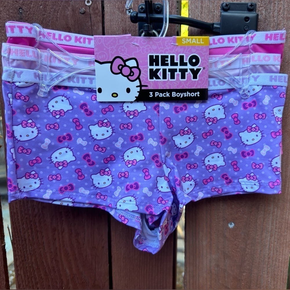 Hello Kitty 3 Pack Junior Boyshort